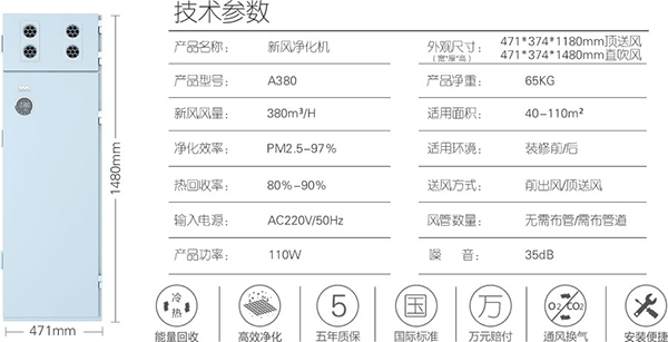 石家庄家用新风系统